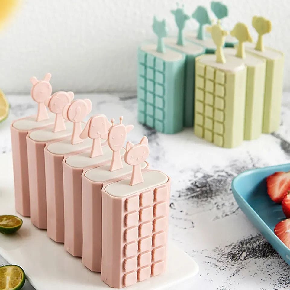 3 Pcs Animal Head Ice Mold, Kitchen Ice Cream Mold, Cartoon Ice Cream Mold Set, Building Blocks Ice Mold, Household Tools Popsicle Mold, Summer Colorful Ice Freezing Molds Block, Plastic Ice Lolly Molds, Reusable Ice Cream Molds 3 Pcs Animal Head Ice Mold, Kitchen Ice Cream Mold, Cartoon Ice Cream Mold Set, Building Blocks Ice Mold, Household Tools Popsicle Mold, Summer Colorful Ice Freezing Molds Block, Plastic Ice Lolly Molds, Reusable Ice Cream Molds